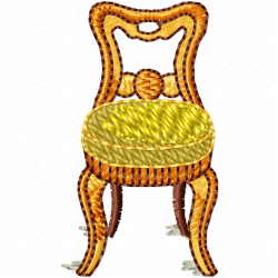 Chairs Embroidery Design 6 Chairs Embroidery Design 6
